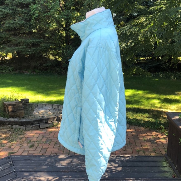 Columbia Blue Interchange Waterproof Removable Liner Hooded Ski Snow Coat size M - Picture 12 of 17